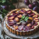 Pflaumenkuchen mit Schmand