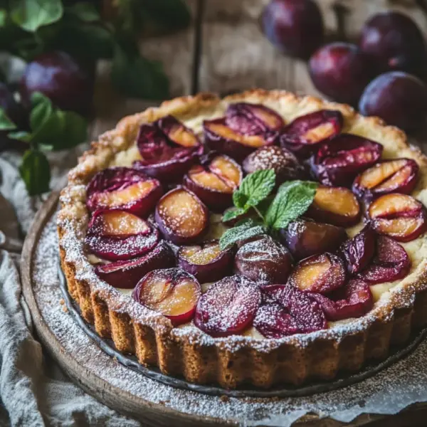 Pflaumenkuchen mit Schmand