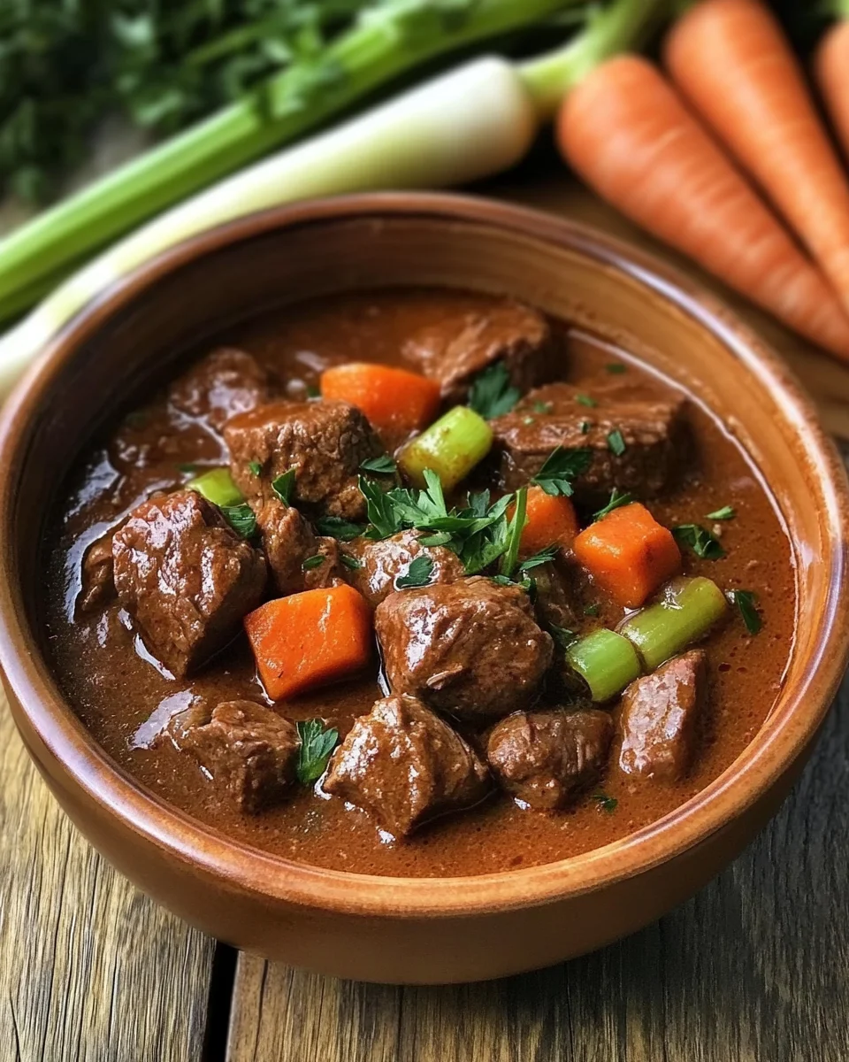 Rindergulasch in Tomaten-Sahnesoße 20 Rindergulasch