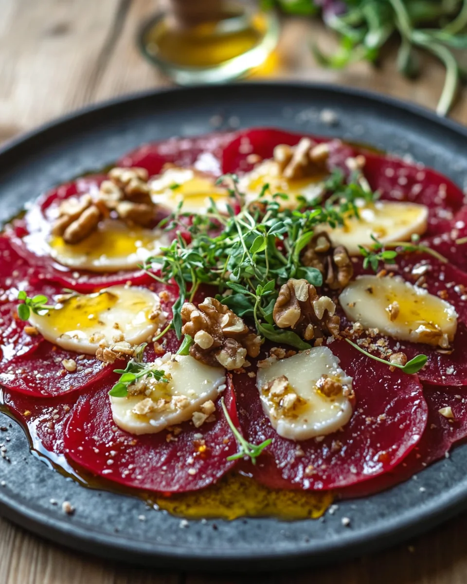 Rote Bete-Carpaccio