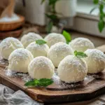 Schnelle K&auml;sekuchen-Kugeln