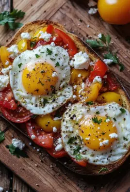Shakshouka-Toast mit Feta-Spiegeleiern 25 Shakshouka-Toast mit Feta-Spiegeleiern