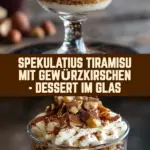 Spekulatius Tiramisu mit Gewürzkirschen - Dessert im Glas 17 Pinterest Hidden Image