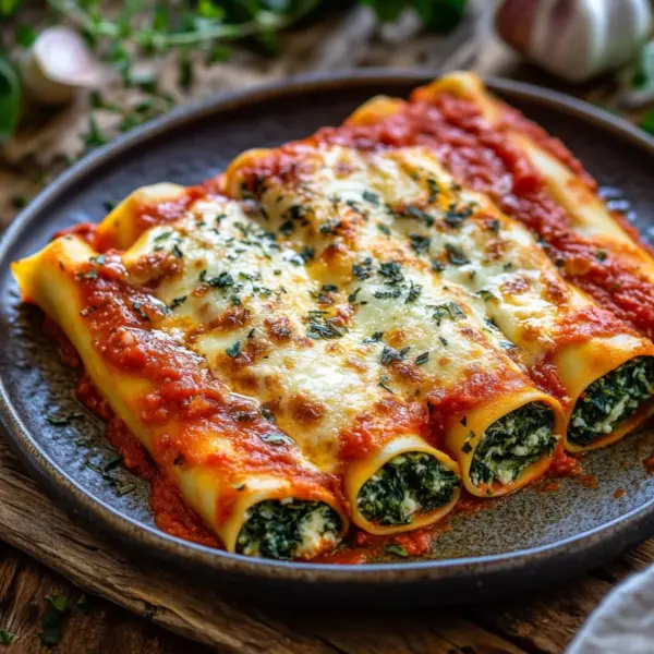 Spinat-Ricotta-Cannelloni
