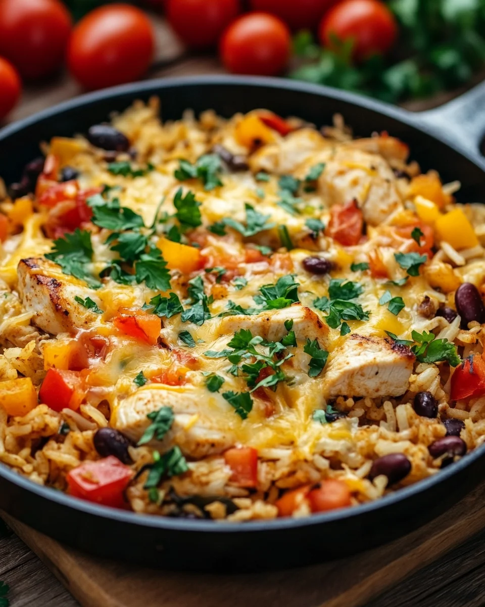 Taco-Pfanne mit Huhn und Reis 23 Taco-Pfanne mit Huhn und Reis