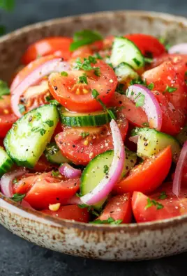 Tomaten-Gurken-Salat