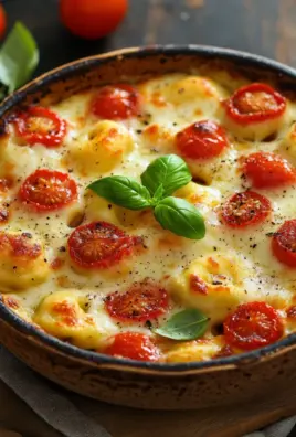 Tortellini-Auflauf mit Tomaten und Mozzarella (vegetarisches Rezept)