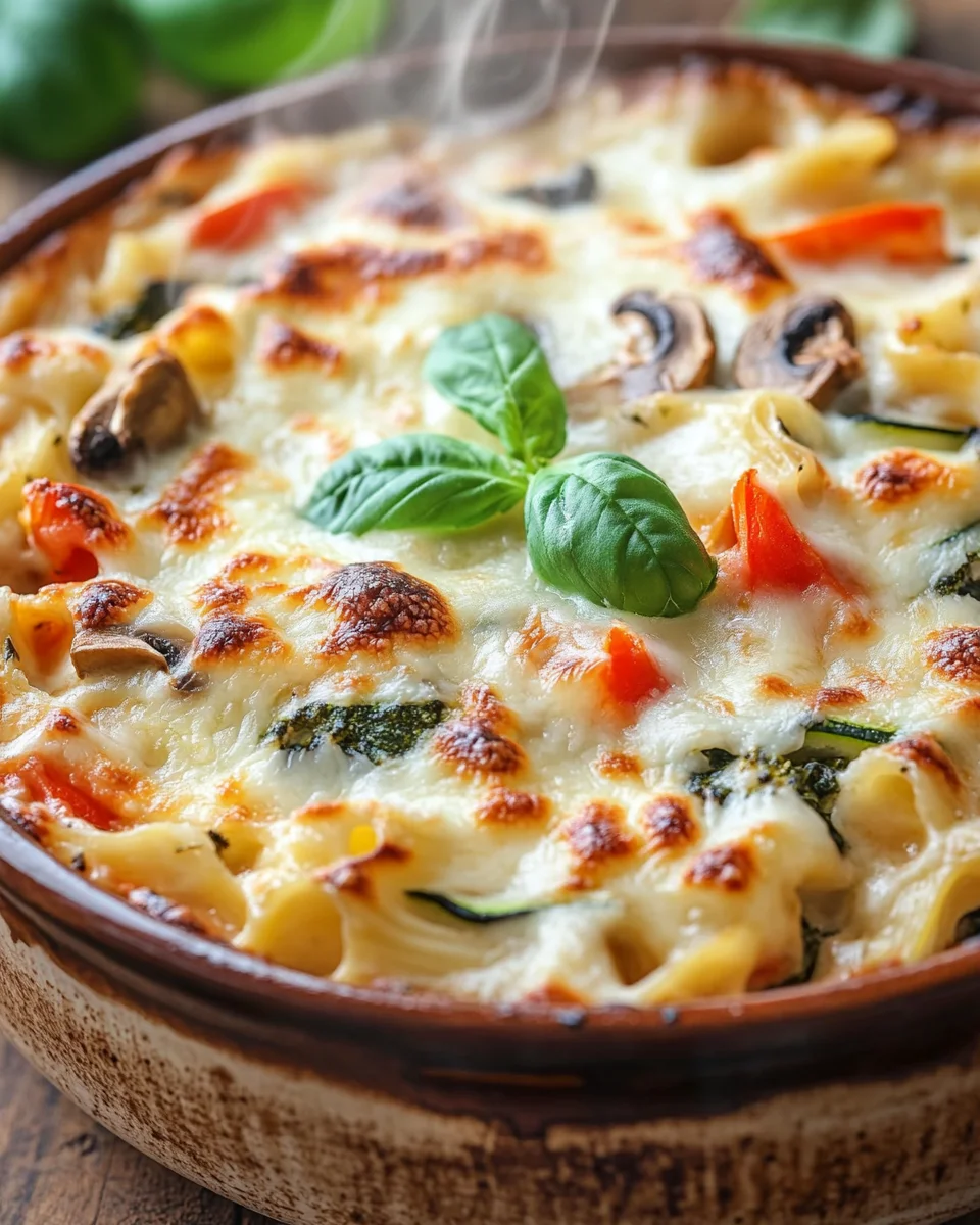 Vegetarischer Nudelauflauf 28 Vegetarischer